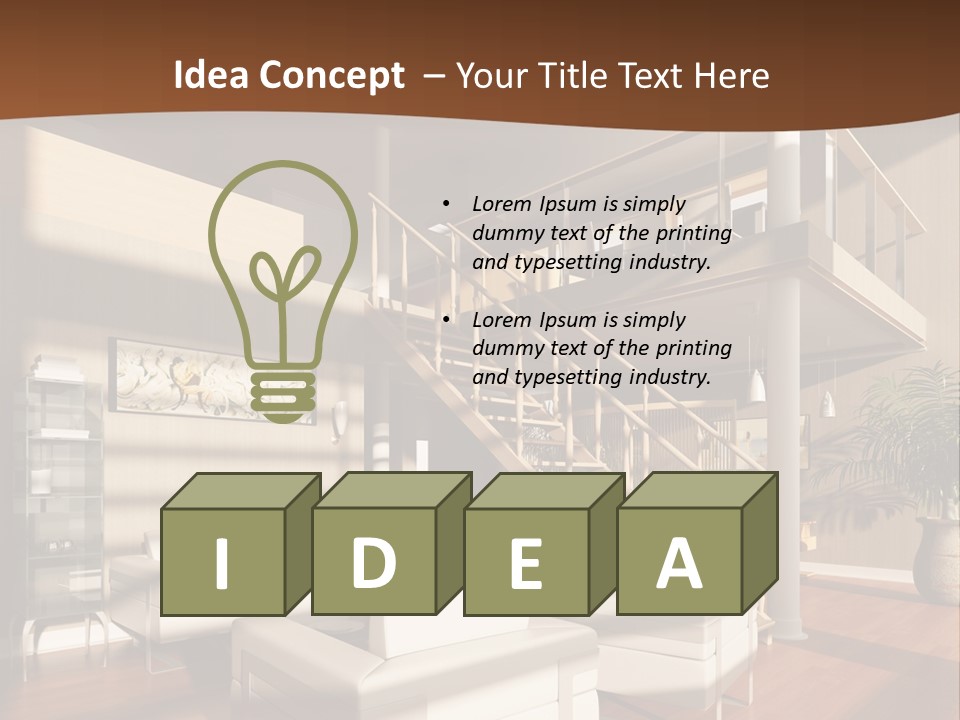 Futuristic Abstract Living PowerPoint Template