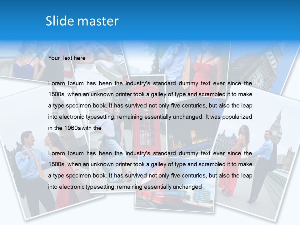 Smiling Wealthy Travel PowerPoint Template