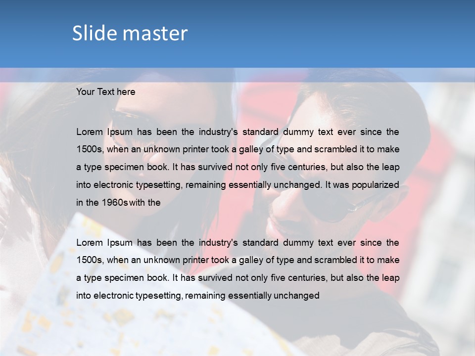 Tourism Capital City Happy PowerPoint Template