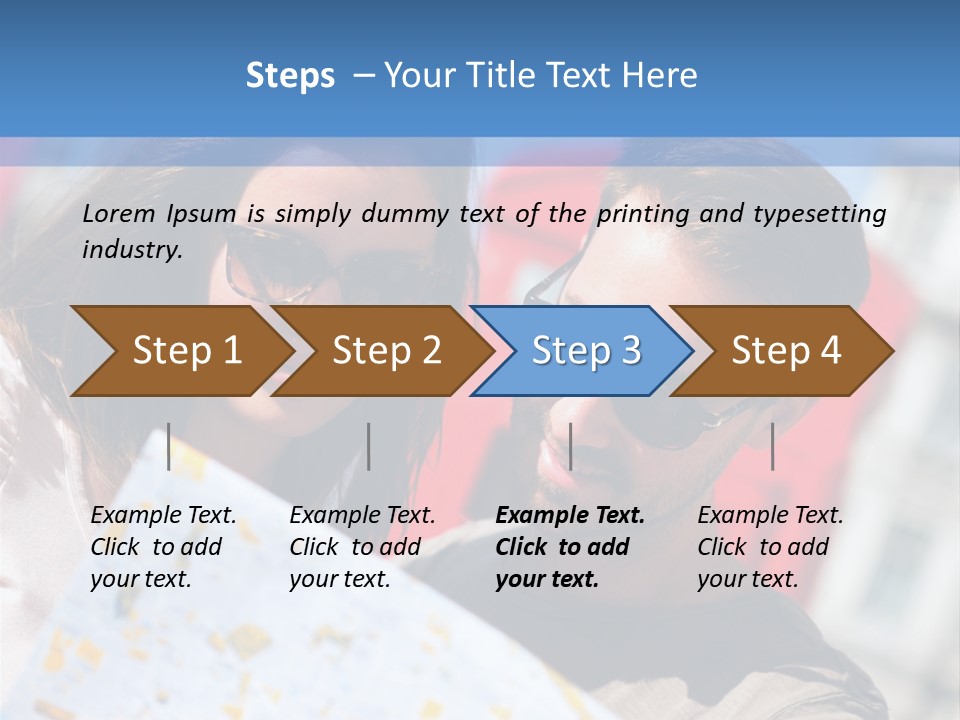 Tourism Capital City Happy PowerPoint Template