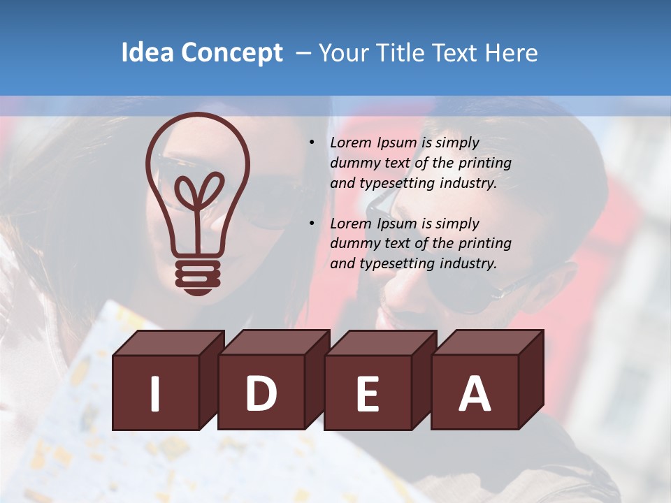 Tourism Capital City Happy PowerPoint Template