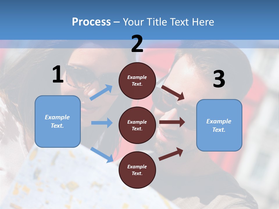 Tourism Capital City Happy PowerPoint Template