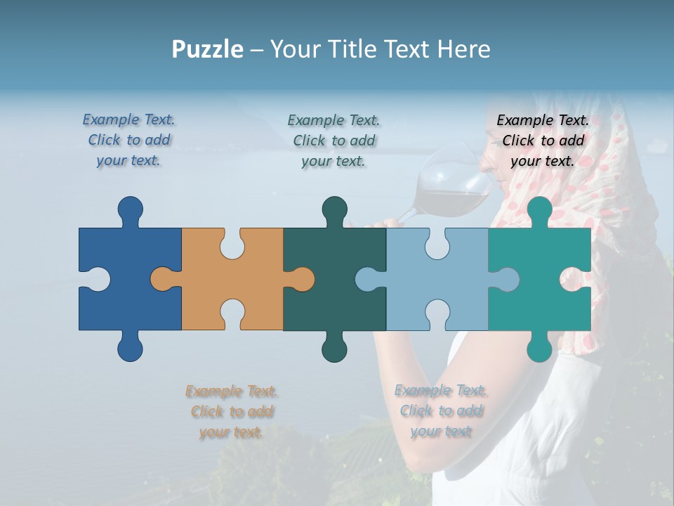 Montreux Winery Drink PowerPoint Template