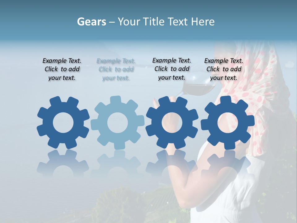 Montreux Winery Drink PowerPoint Template