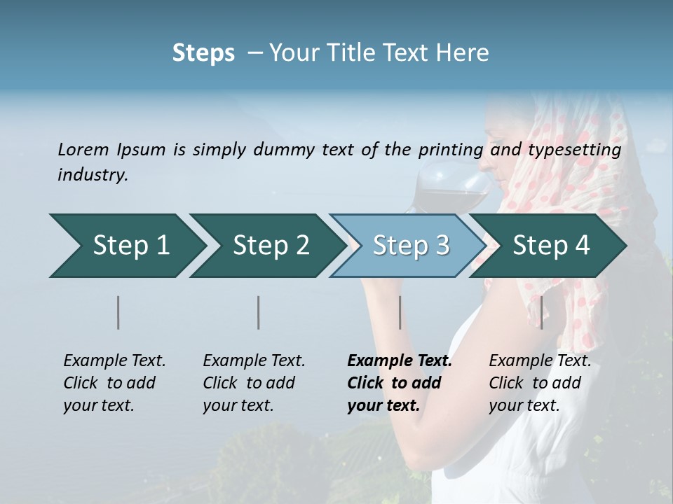 Montreux Winery Drink PowerPoint Template