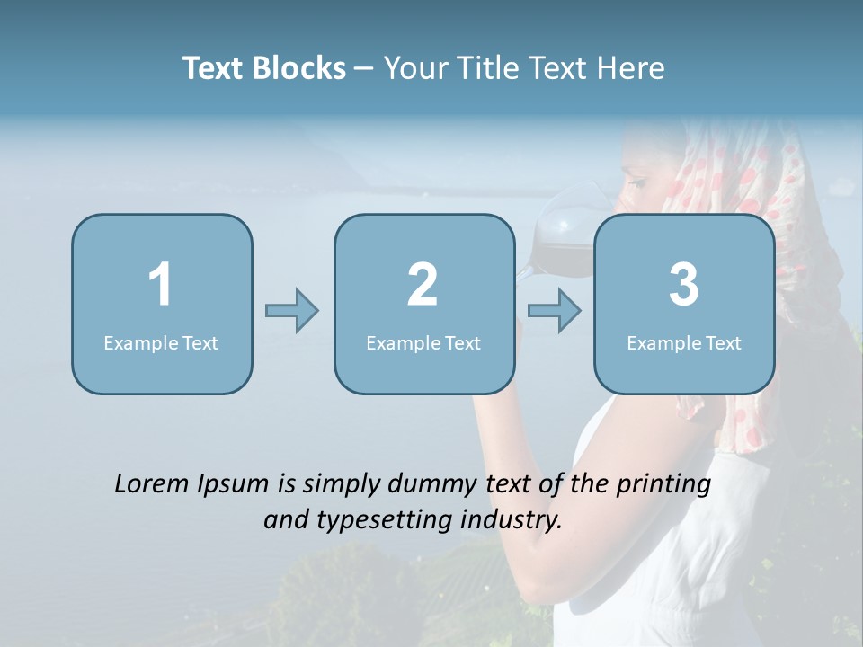 Montreux Winery Drink PowerPoint Template