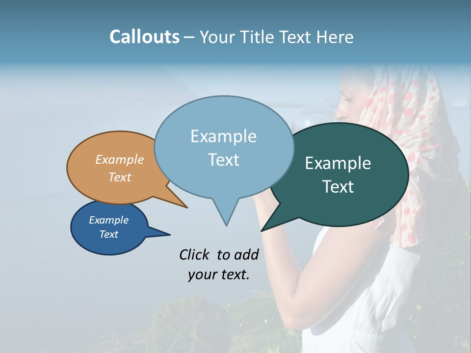 Montreux Winery Drink PowerPoint Template