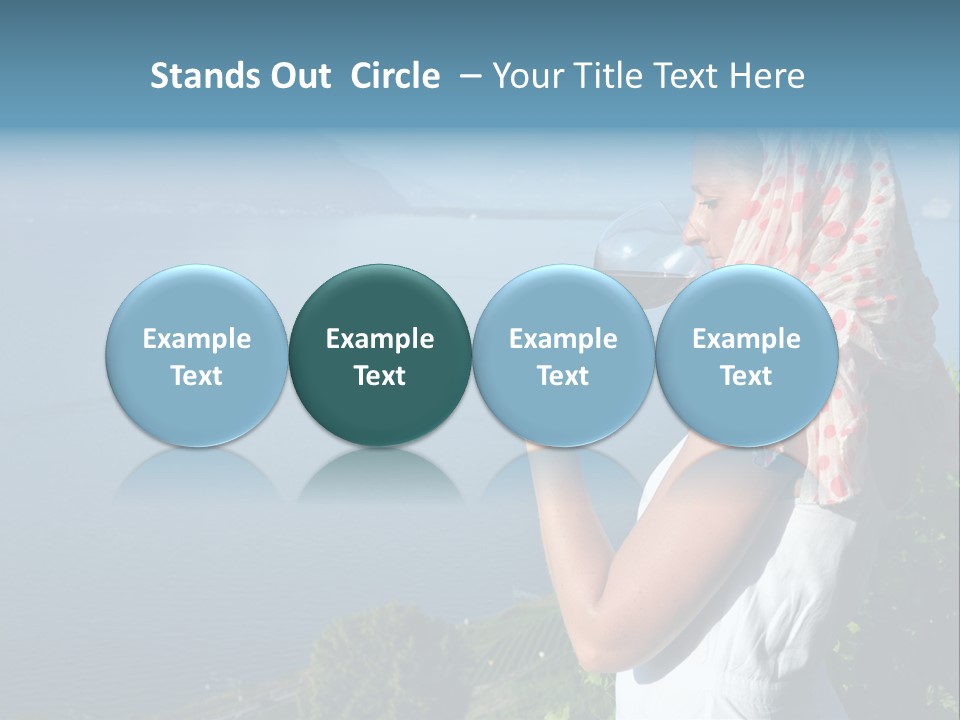 Montreux Winery Drink PowerPoint Template