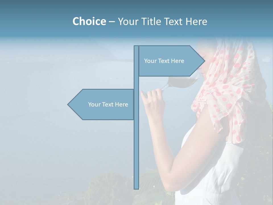 Montreux Winery Drink PowerPoint Template