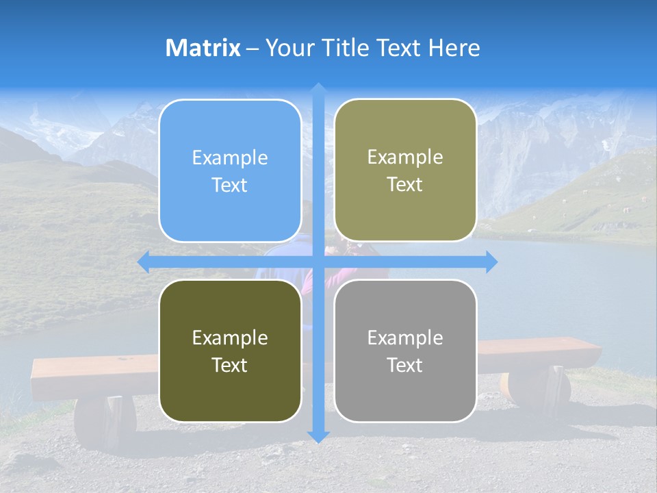 Sea Hill Couple PowerPoint Template