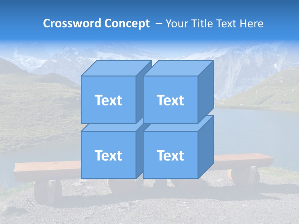 Sea Hill Couple PowerPoint Template