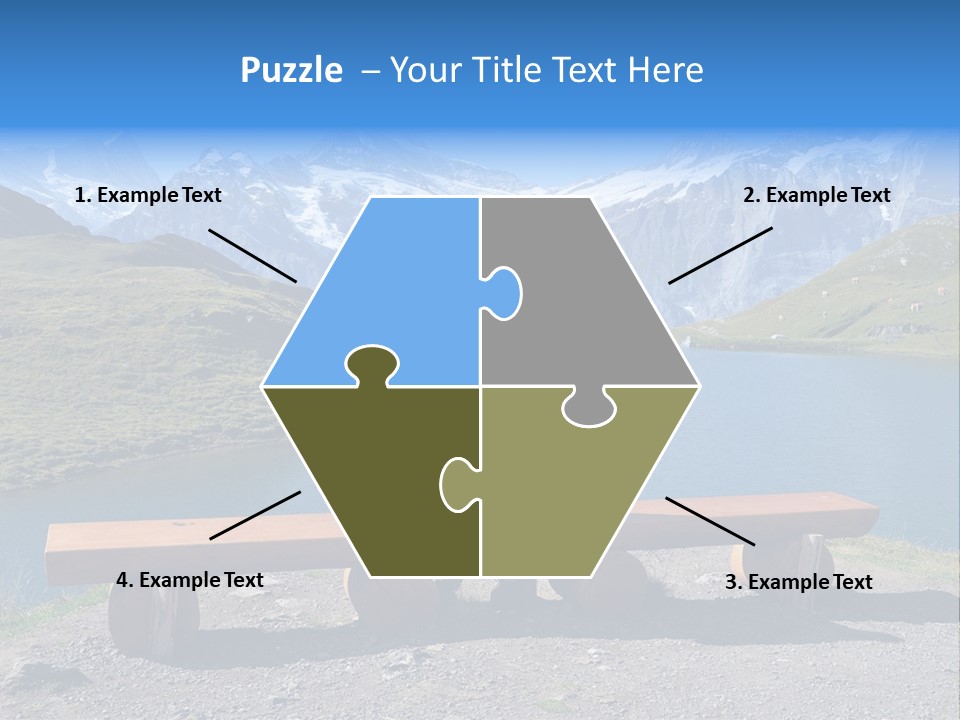 Sea Hill Couple PowerPoint Template