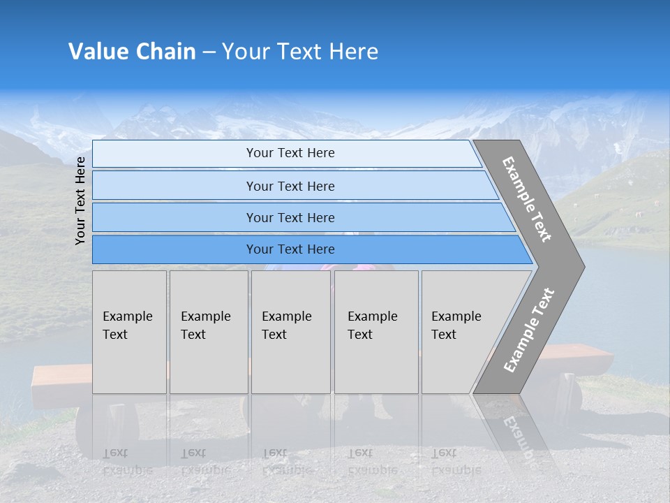 Sea Hill Couple PowerPoint Template