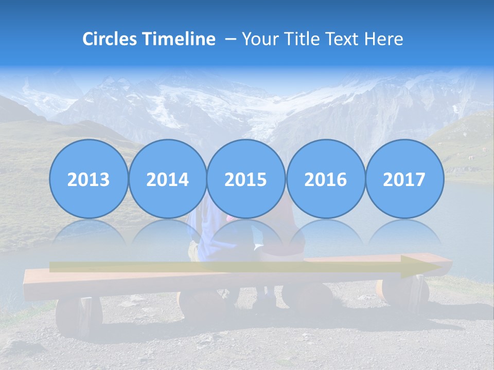 Sea Hill Couple PowerPoint Template