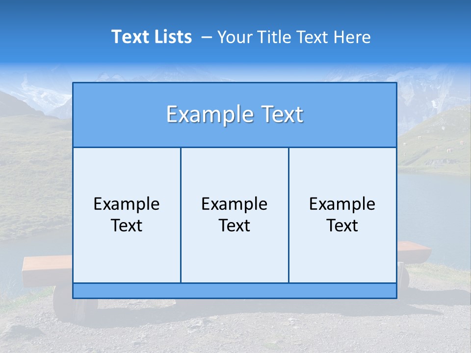 Sea Hill Couple PowerPoint Template