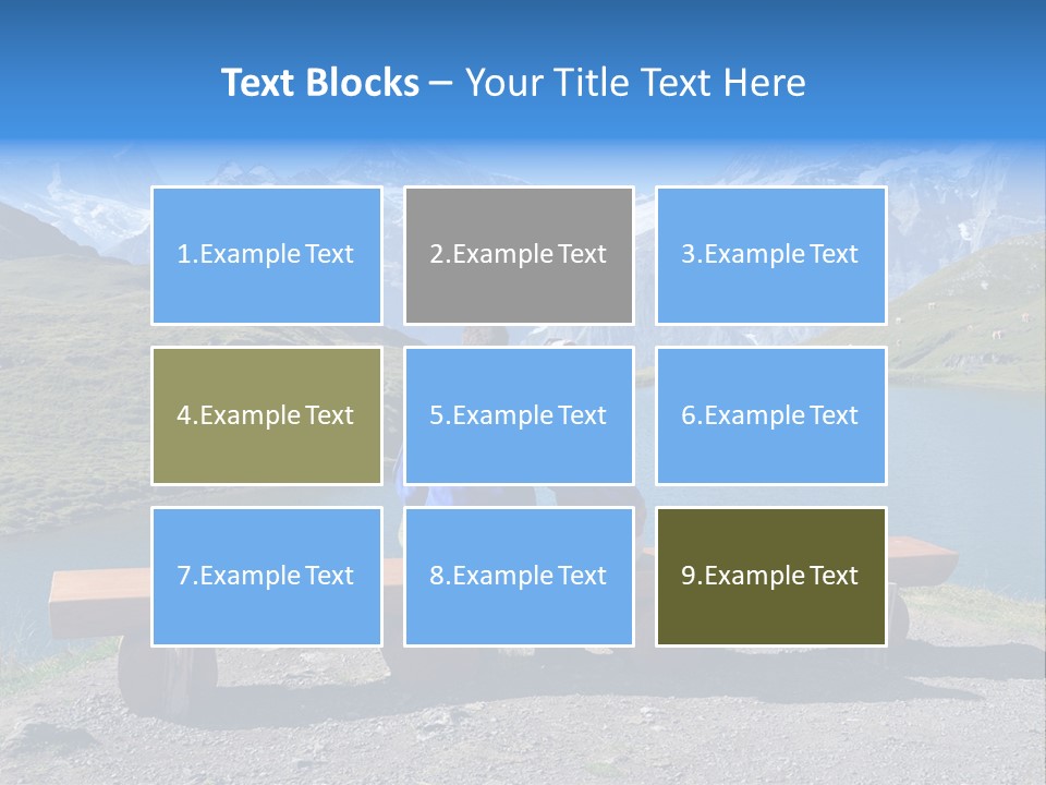 Sea Hill Couple PowerPoint Template