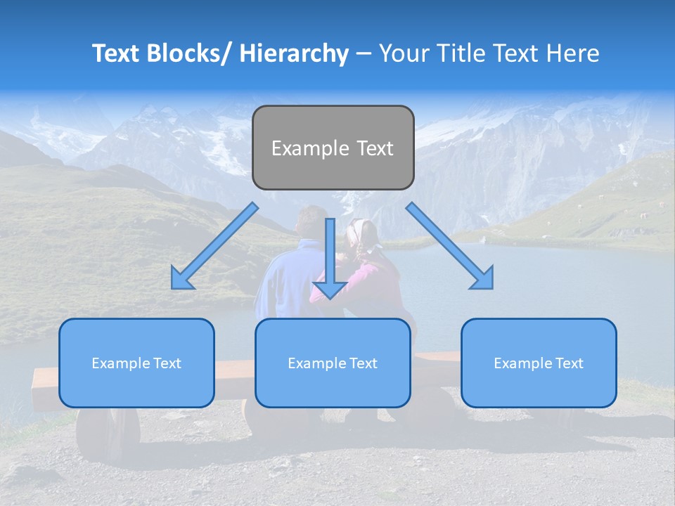 Sea Hill Couple PowerPoint Template