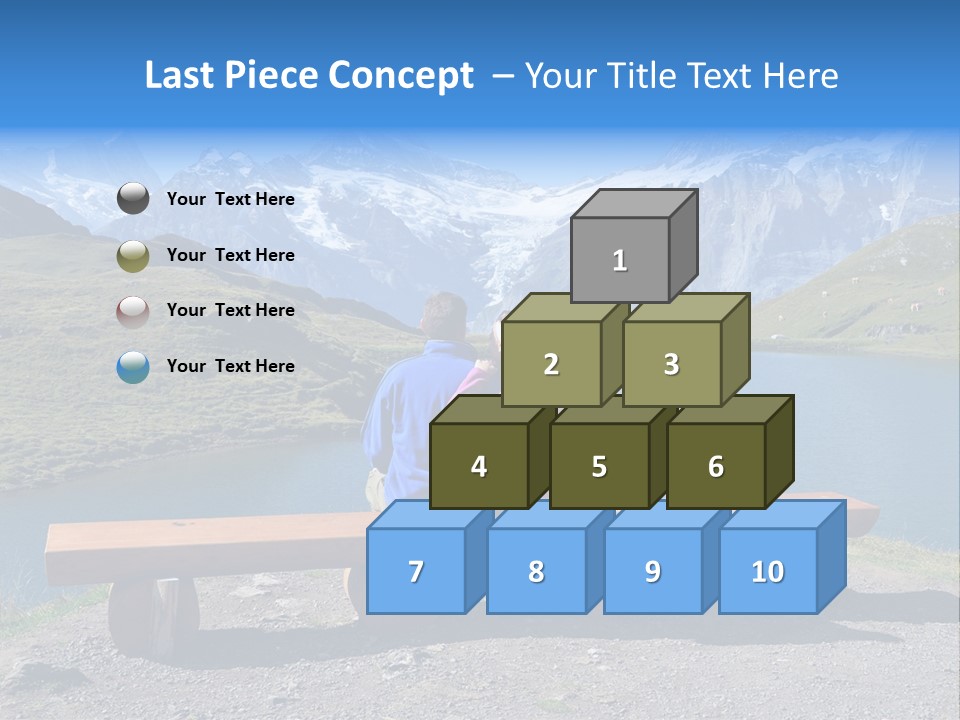 Sea Hill Couple PowerPoint Template