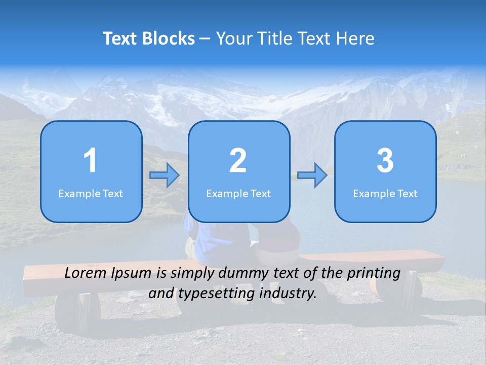 Sea Hill Couple PowerPoint Template