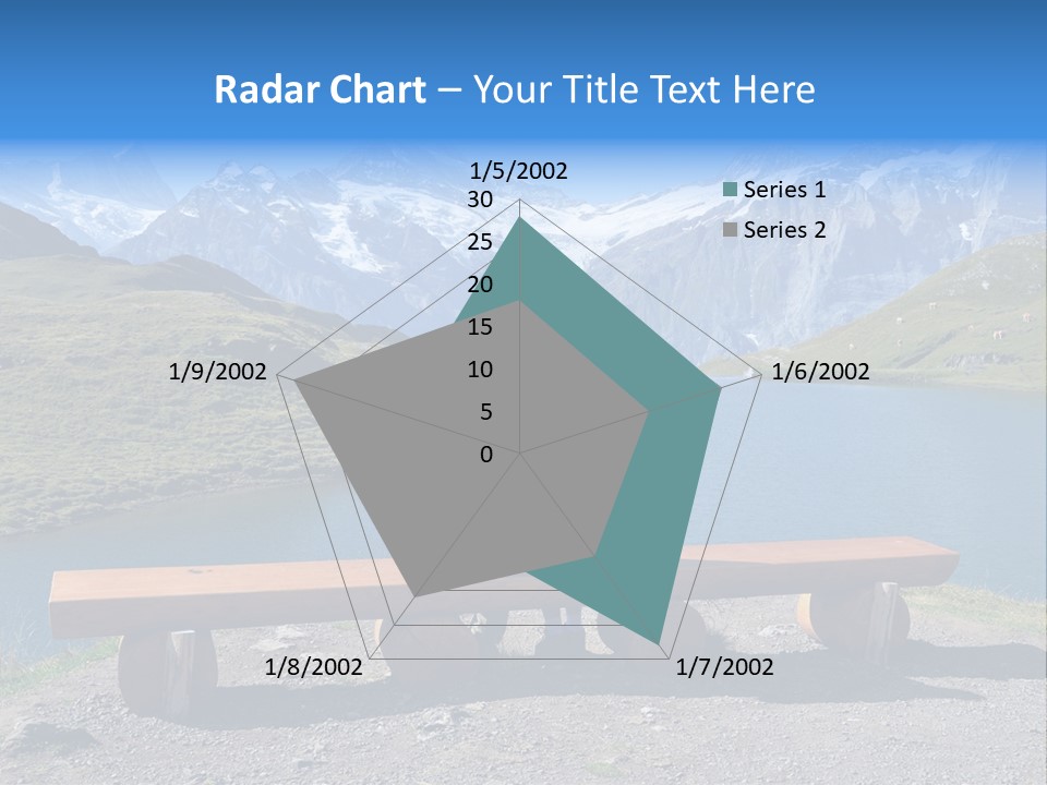 Sea Hill Couple PowerPoint Template