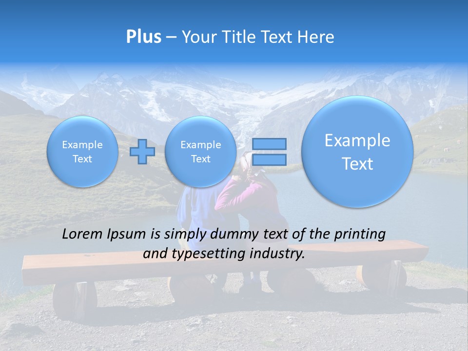 Sea Hill Couple PowerPoint Template