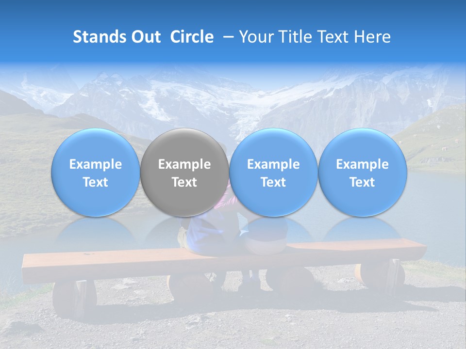 Sea Hill Couple PowerPoint Template