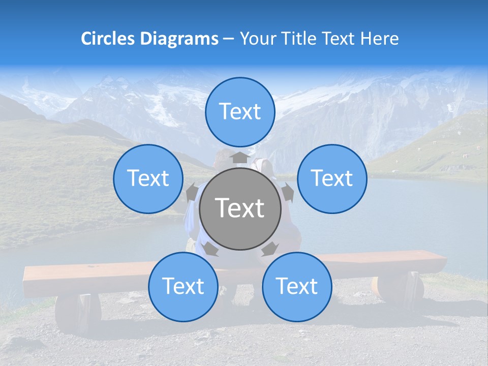 Sea Hill Couple PowerPoint Template