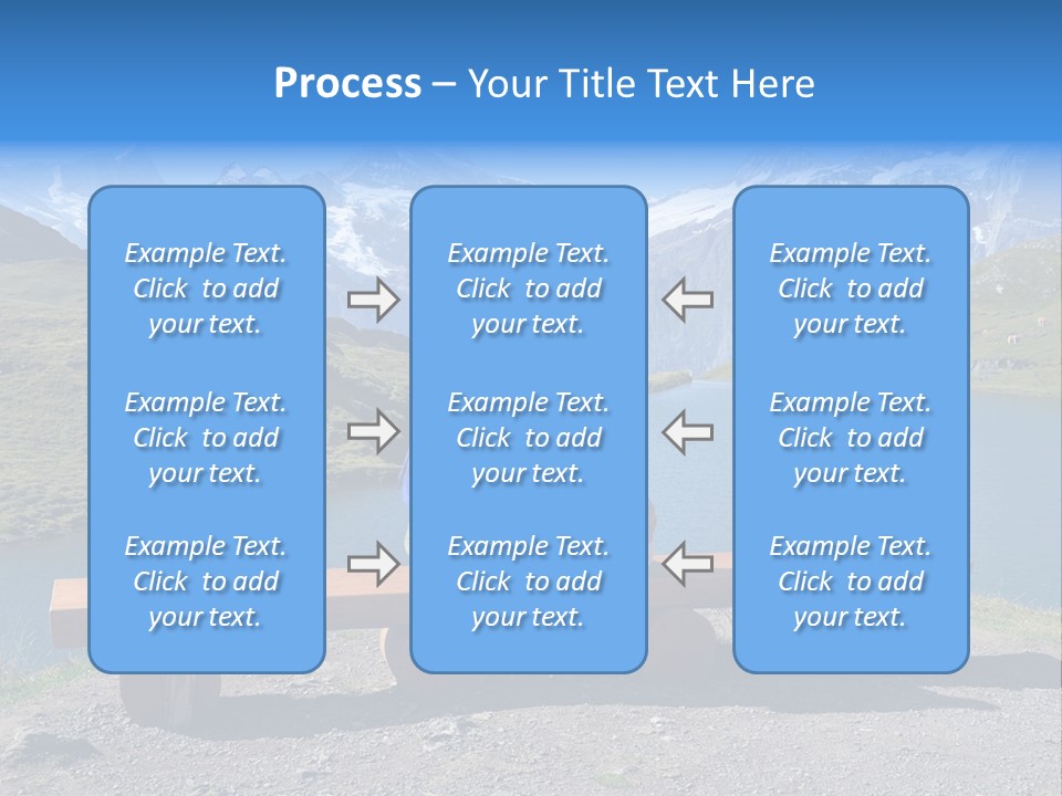 Sea Hill Couple PowerPoint Template