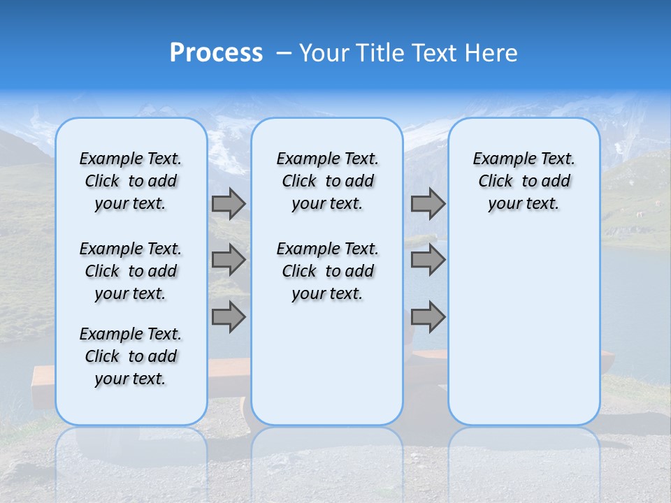 Sea Hill Couple PowerPoint Template