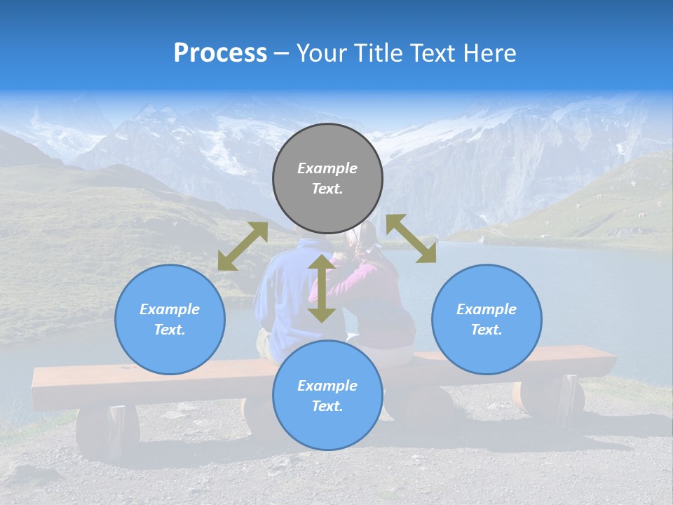 Sea Hill Couple PowerPoint Template