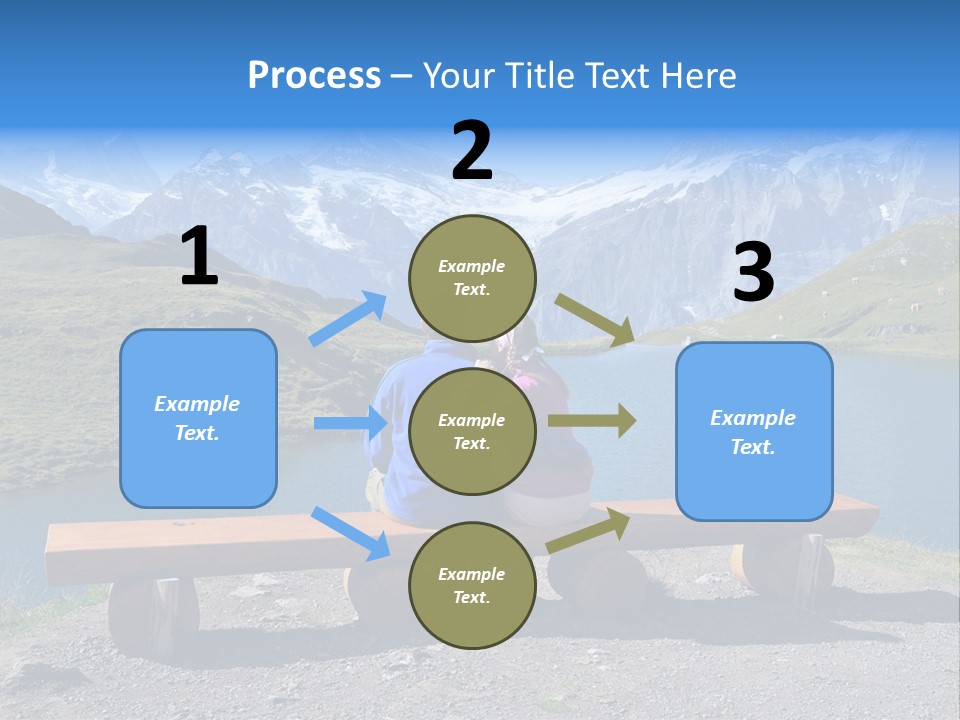 Sea Hill Couple PowerPoint Template