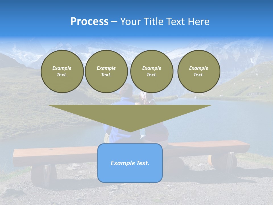 Sea Hill Couple PowerPoint Template