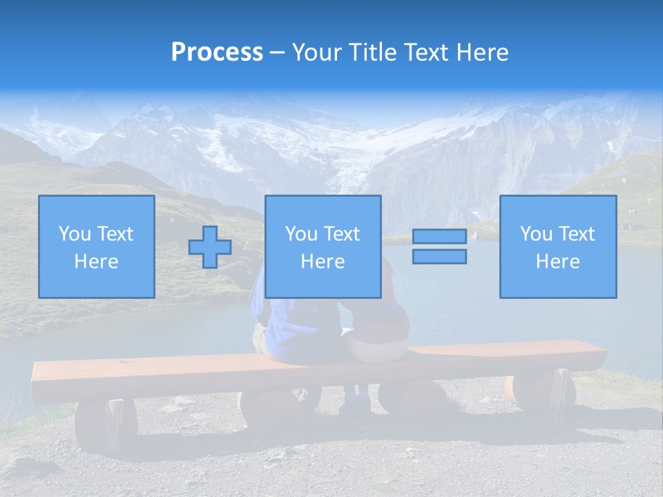 Sea Hill Couple PowerPoint Template