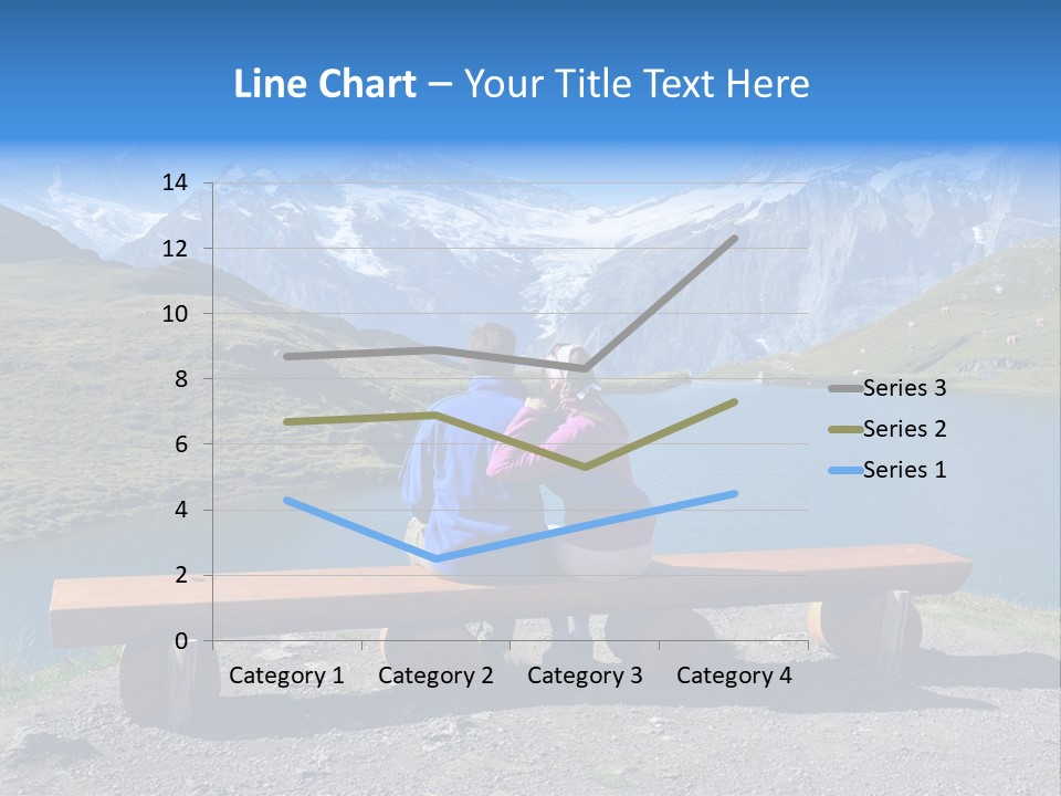 Sea Hill Couple PowerPoint Template