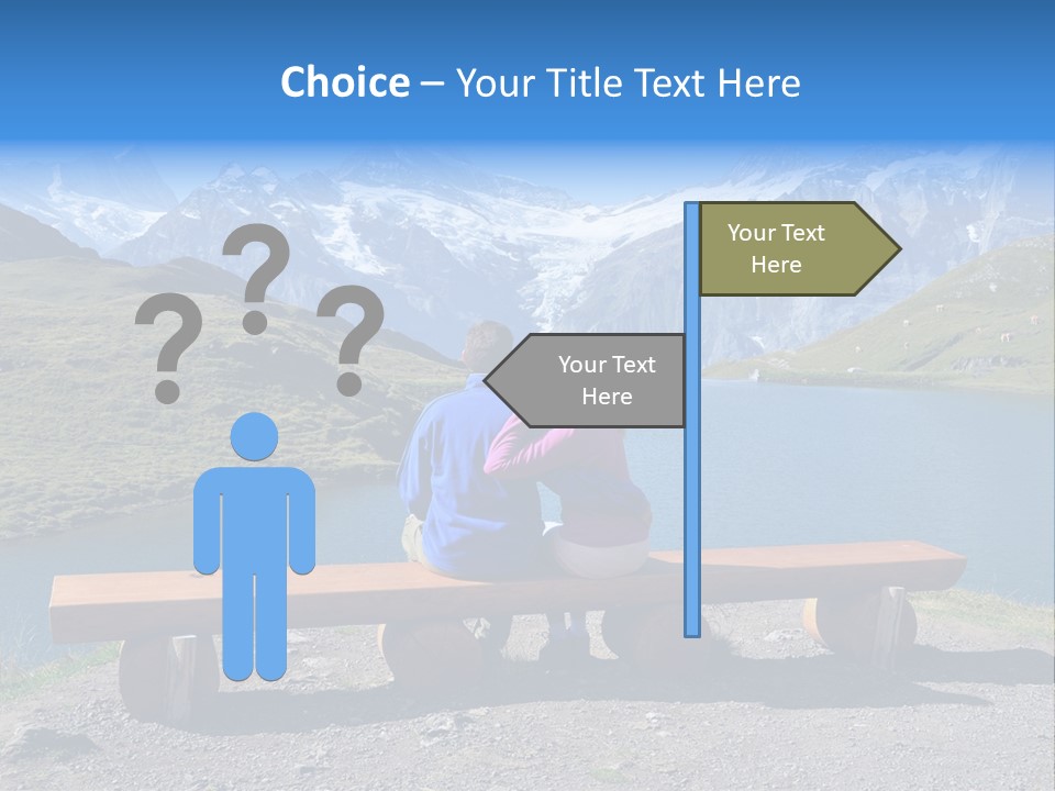 Sea Hill Couple PowerPoint Template