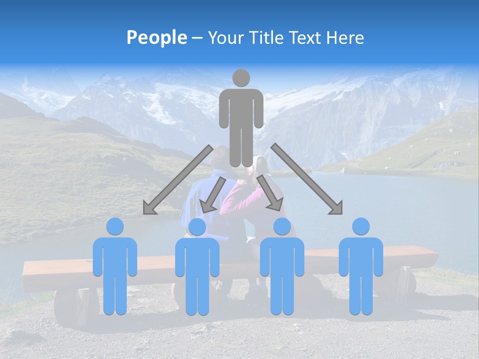 Sea Hill Couple PowerPoint Template