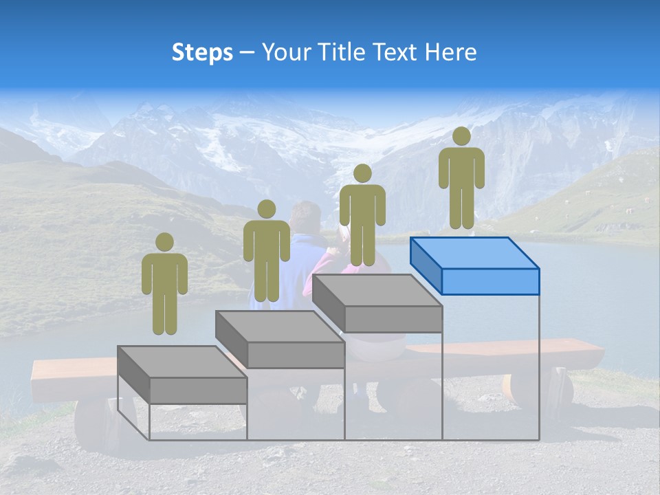 Sea Hill Couple PowerPoint Template