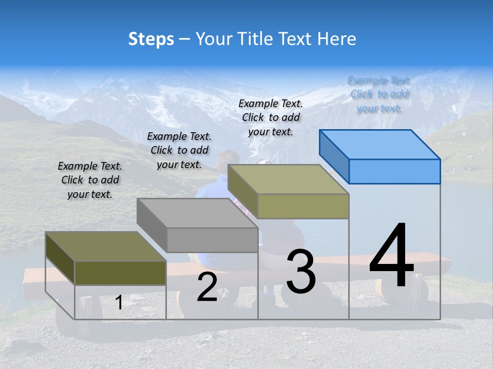 Sea Hill Couple PowerPoint Template