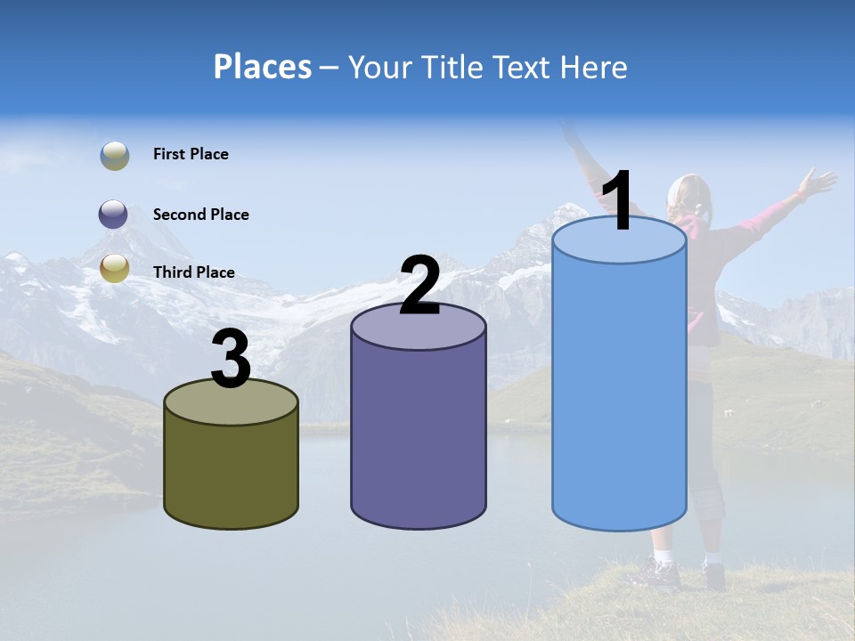 Sport Climbing Clouds PowerPoint Template