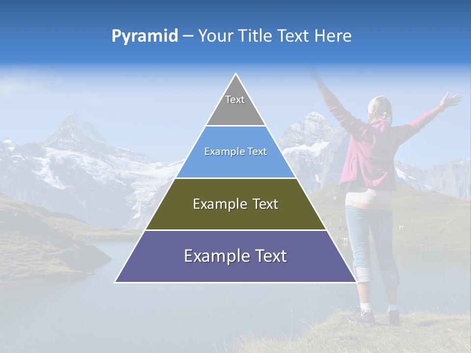 Sport Climbing Clouds PowerPoint Template