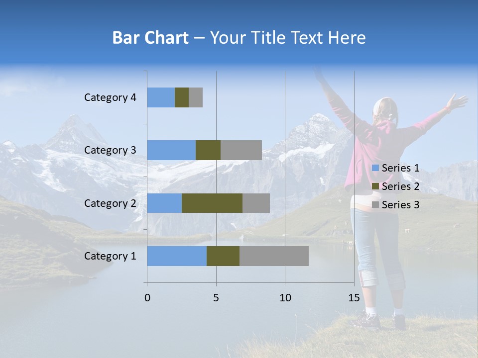 Sport Climbing Clouds PowerPoint Template