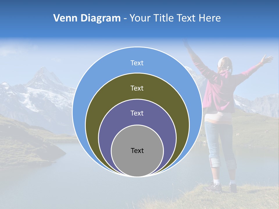 Sport Climbing Clouds PowerPoint Template
