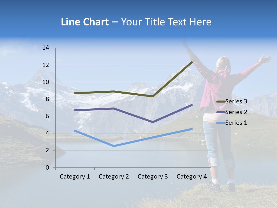 Sport Climbing Clouds PowerPoint Template