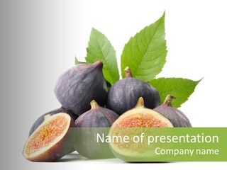 Object Green Purple PowerPoint Template