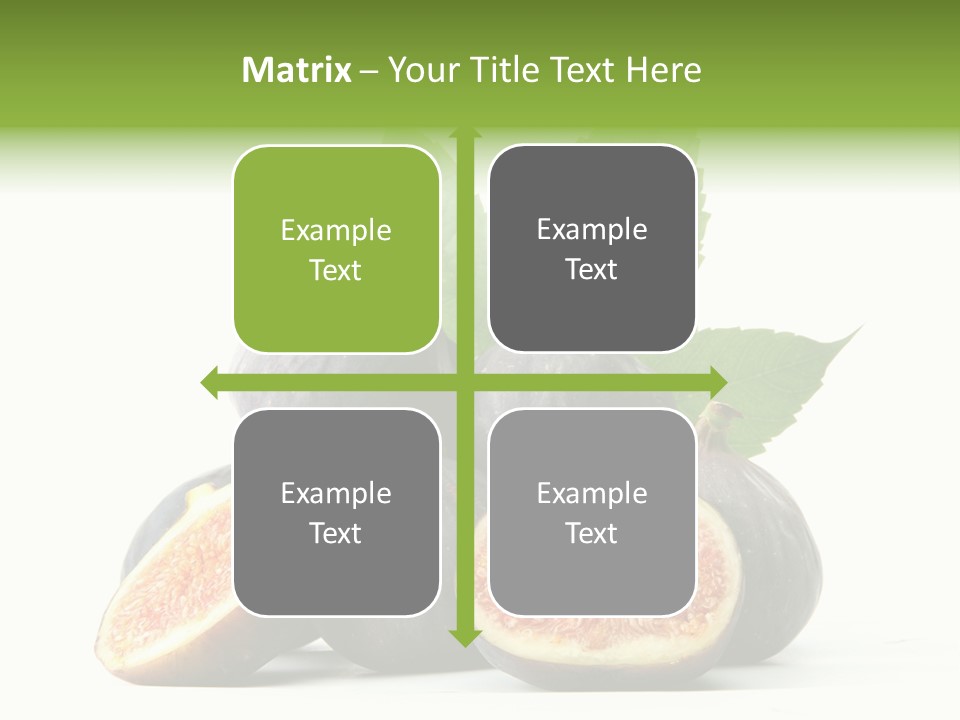 Object Green Purple PowerPoint Template