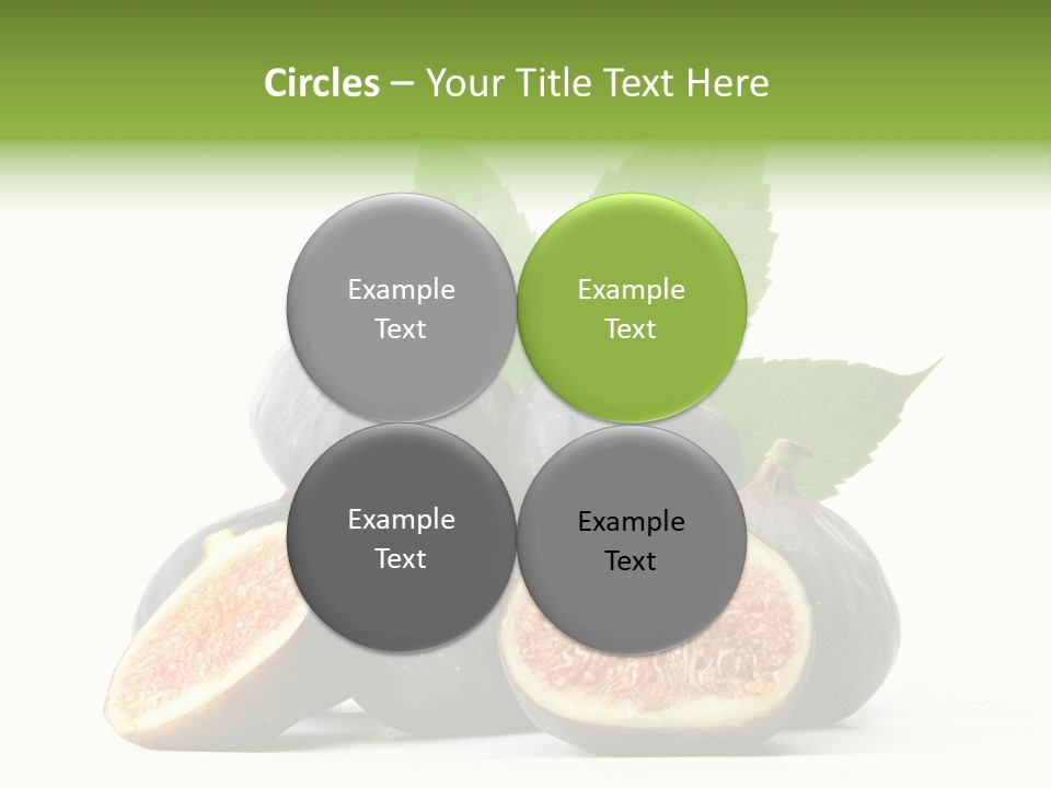 Object Green Purple PowerPoint Template