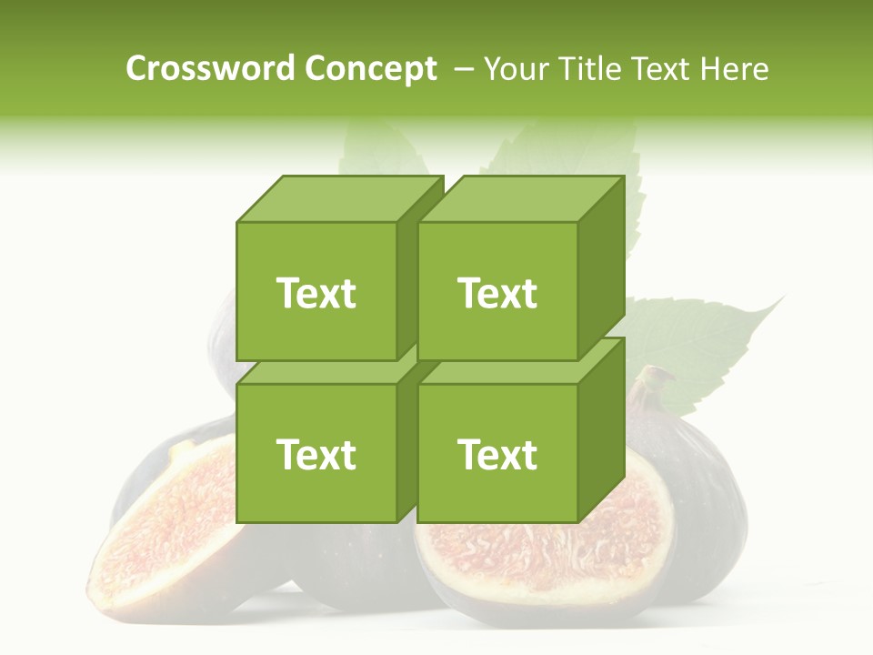 Object Green Purple PowerPoint Template