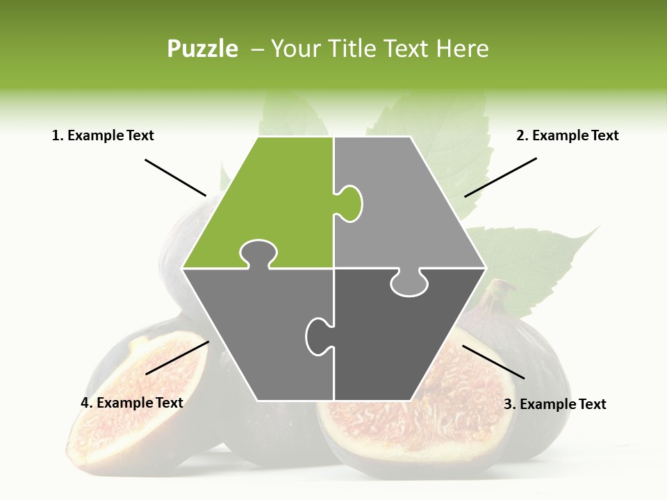 Object Green Purple PowerPoint Template