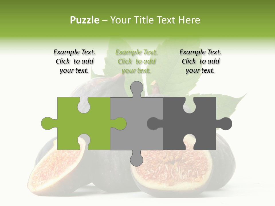 Object Green Purple PowerPoint Template