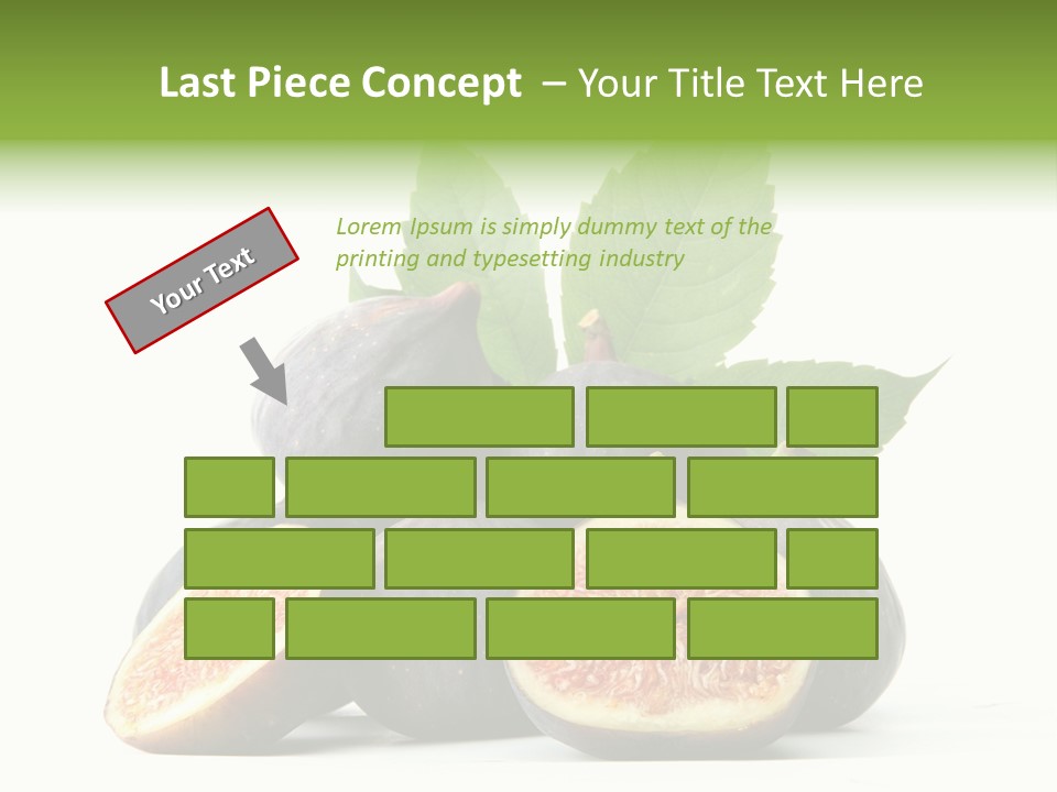 Object Green Purple PowerPoint Template
